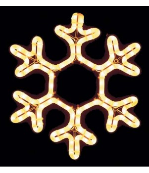 12" LED SNOWFLAKE - WARM WHITE